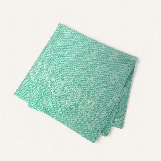 Detail Popo 16"x16" Minty Weave Towel 320 GSM